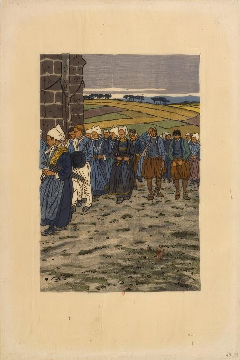 Le Pardon de Sainte-Anne-la-Palud - Henri Rivière