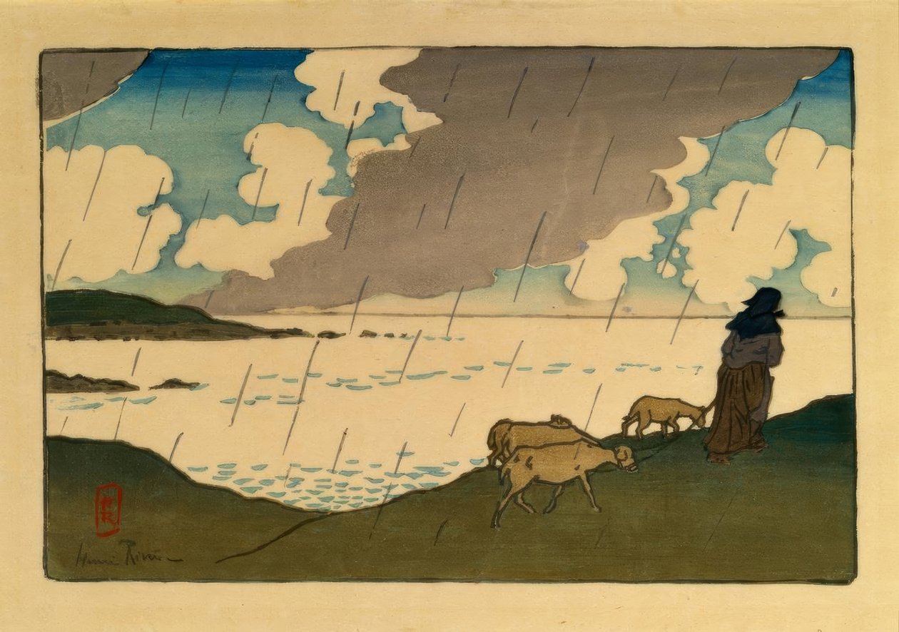 Un grain (Saint-Briac) - Henri Rivière