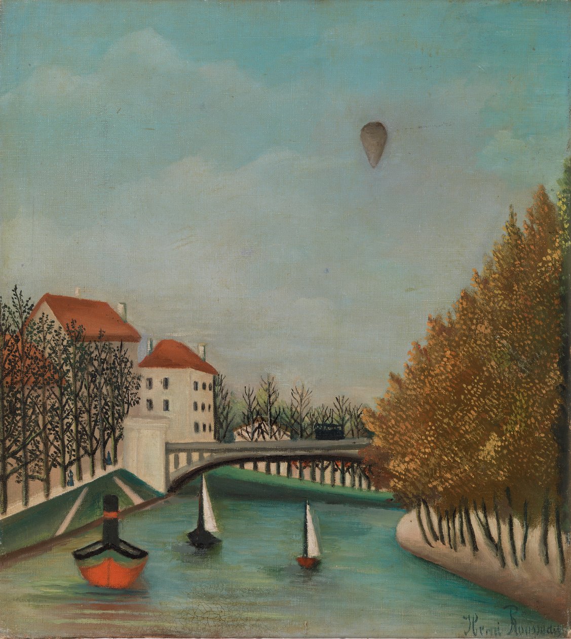 Esquisse pour Vue du Pont de Sèvres - Henri Rousseau