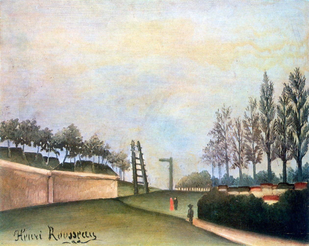 Vue des fortifications à gauche de la porte de Vanves, 1909 - Henri Rousseau