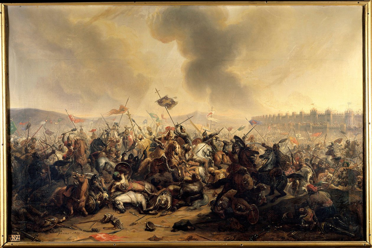 Bataille menée par le Sultan Kilij-Arslan contre les croisés assiégeant la ville de Nicée en 1097 - Henri Serrur
