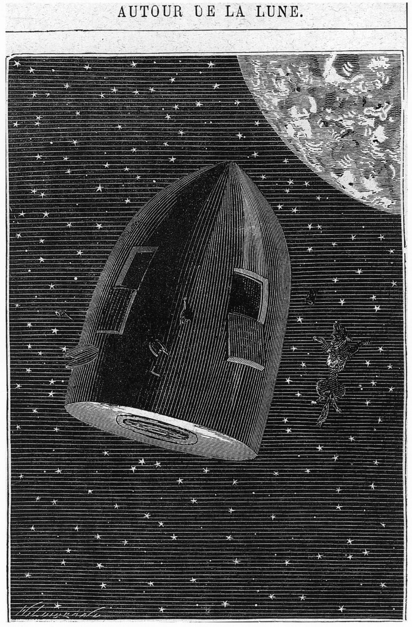 Départ pour la Lune, illustration de 