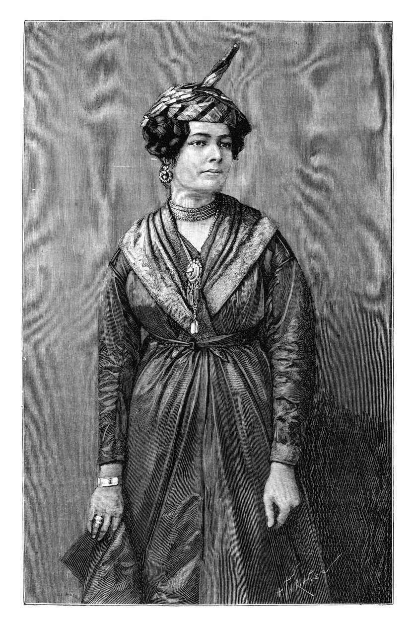 Une femme créole de Martinique, vers 1890 - Henri Thiriat