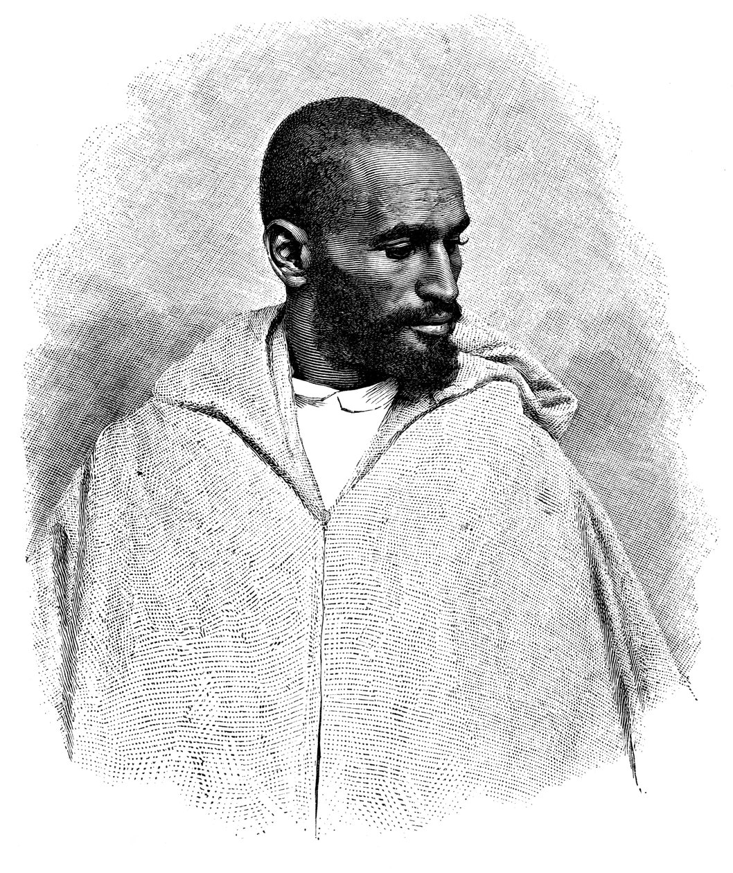 Un homme arabe de Tanger, Maroc, 1895 - Henri Thiriat