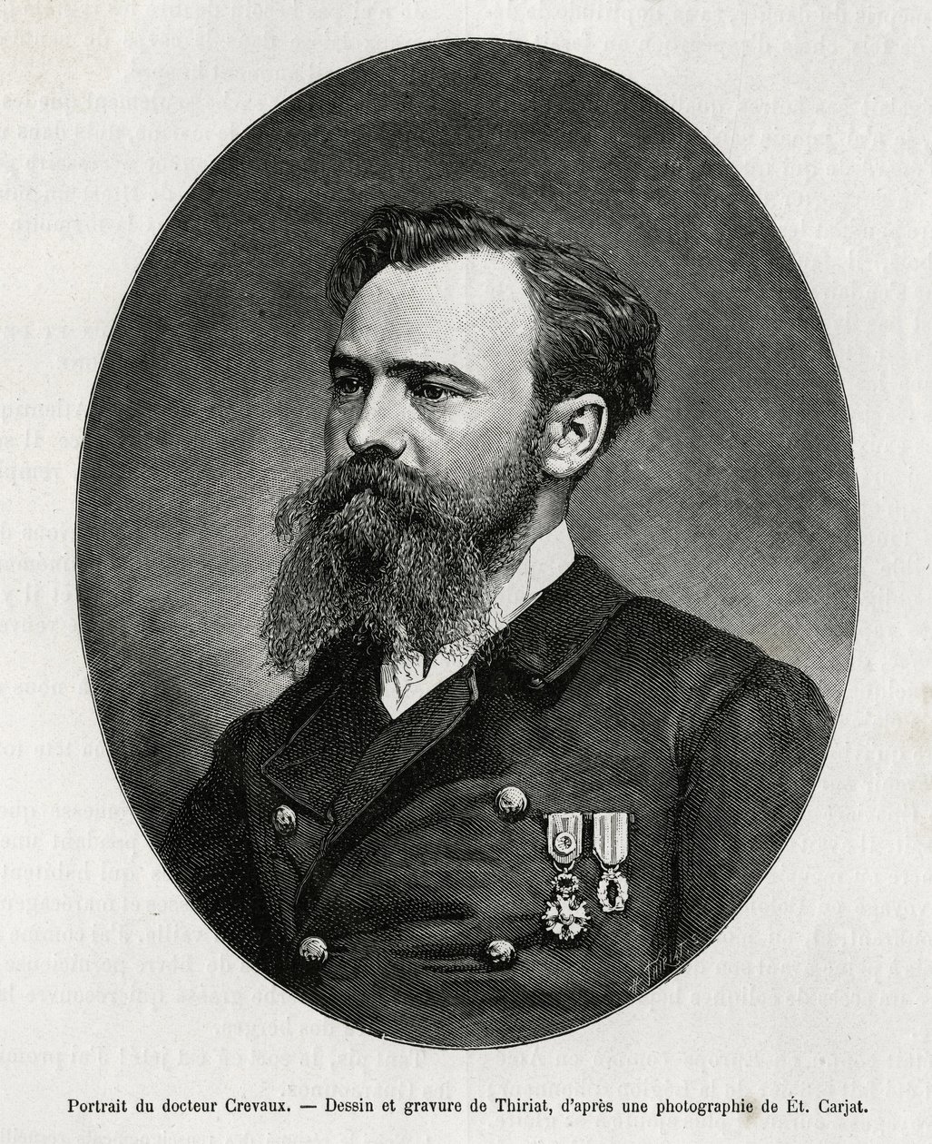 Portrait du Dr Jules Nicolas Crevaux (1847-1882), médecin et explorateur de l