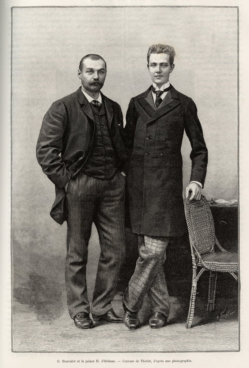 Portraits des explorateurs Gabriel Bonvalot (1853-1933), auteur de l