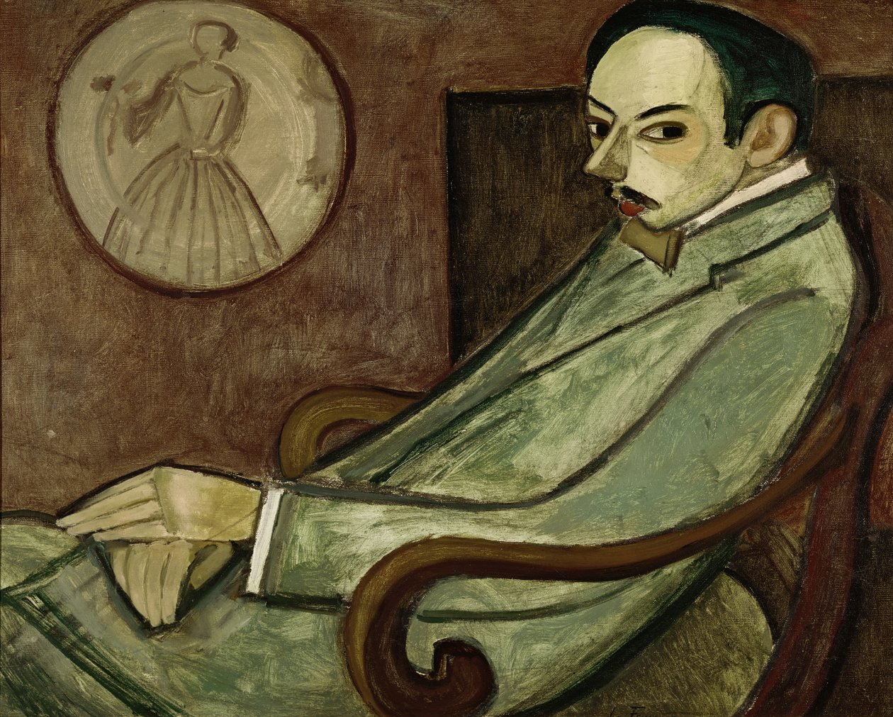 Portrait de Pierre-Jean Jouve (1887-1976) 1909 - Henri Victor Gabriel Le Fauconnier
