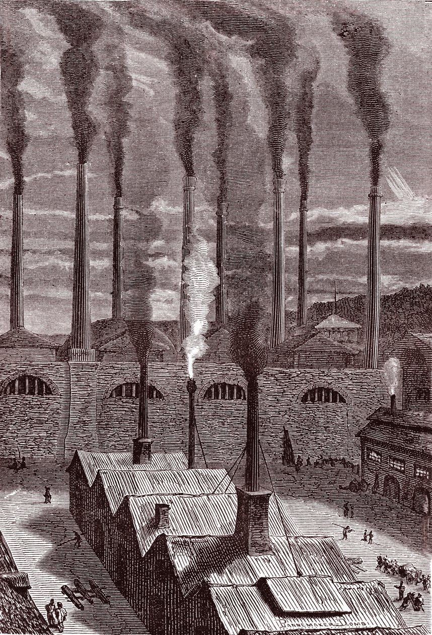 Usine de gros canons à Goldspring, près de New-York - Henri de Montaut