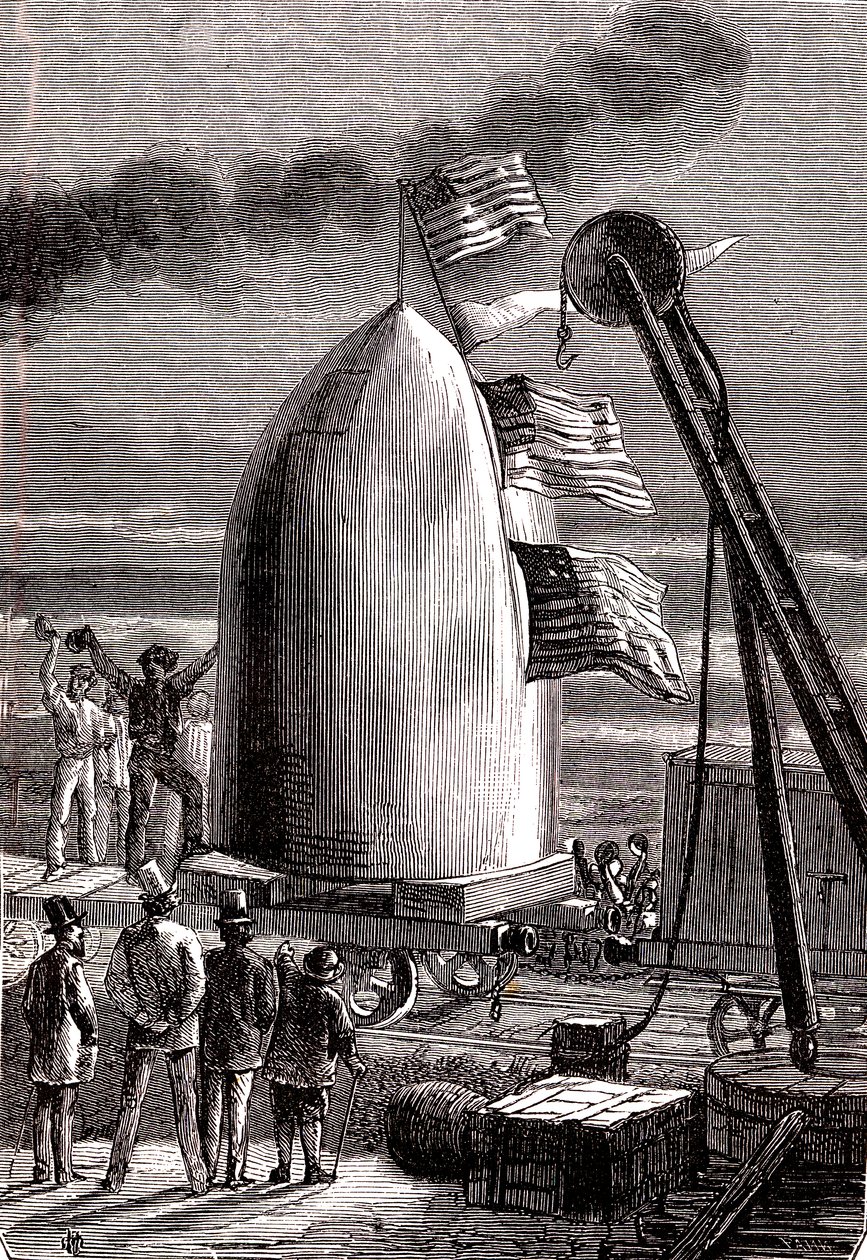 Le projectile géant arrivé à Stone