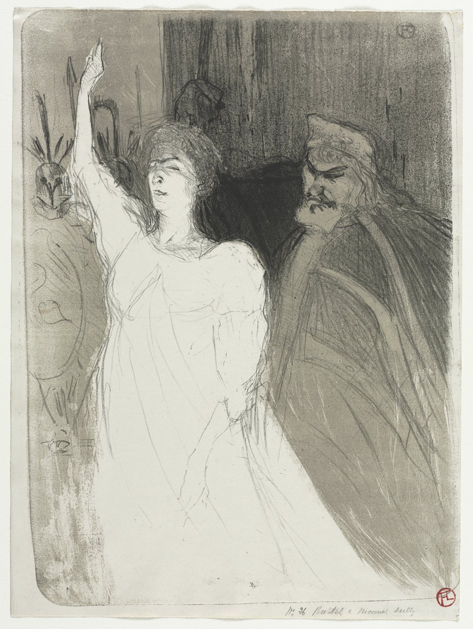 Une Idylle Princier, Clara Ward - Henri de Toulouse-Lautrec