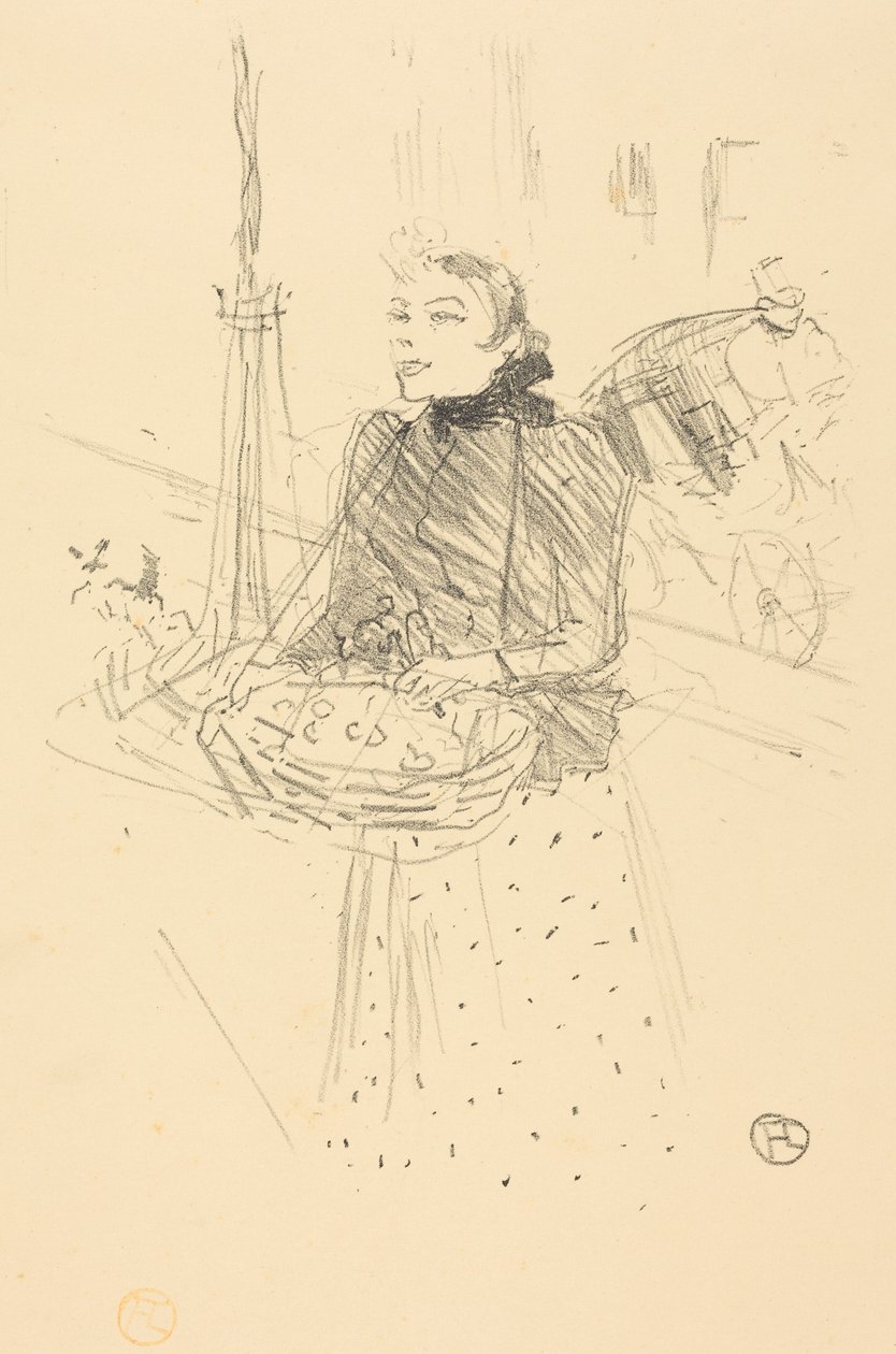 Achetez mes belles violettes - Henri de Toulouse-Lautrec