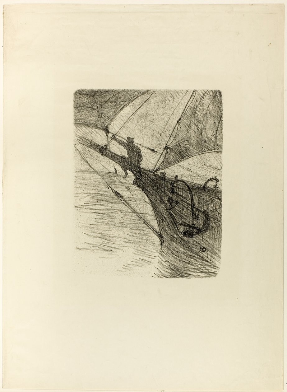 En mer de nuit, de Mélodies de Désiré Dihau - Henri de Toulouse-Lautrec