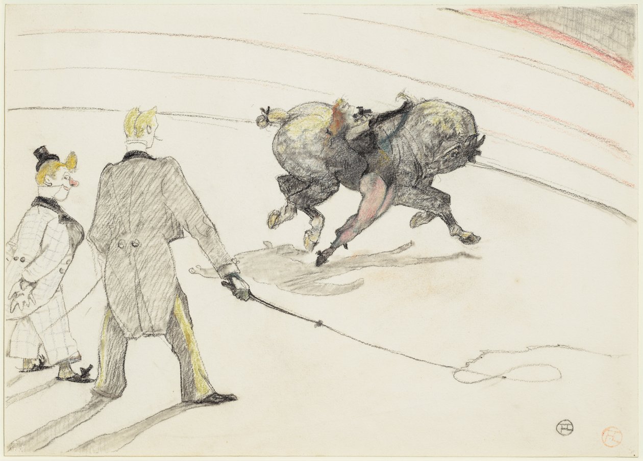 Au cirque : acrobates - Henri de Toulouse-Lautrec