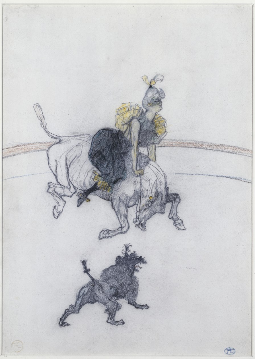 Au Cirque: Le Salut, 1899 - Henri de Toulouse Lautrec