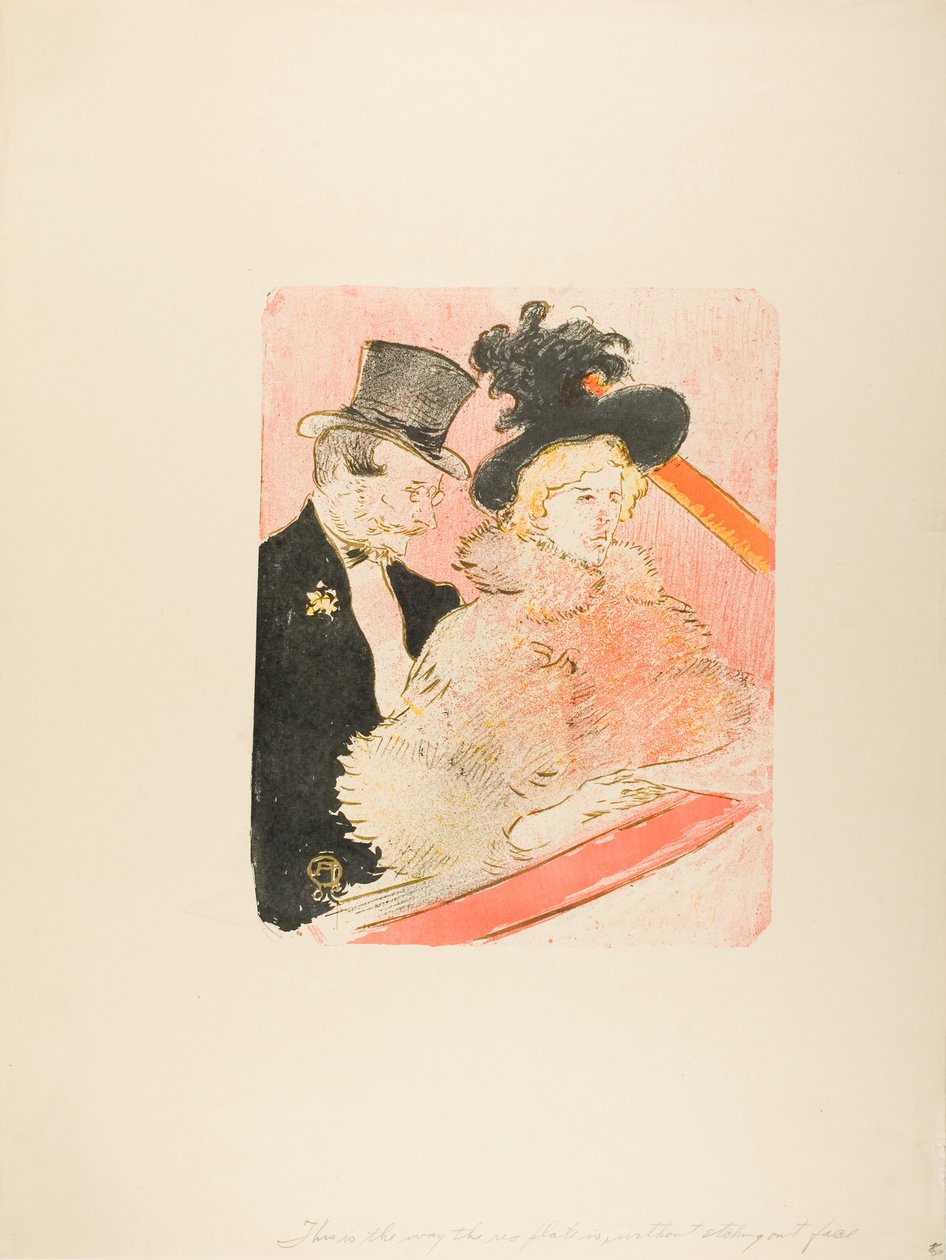 Au concert - Henri de Toulouse-Lautrec