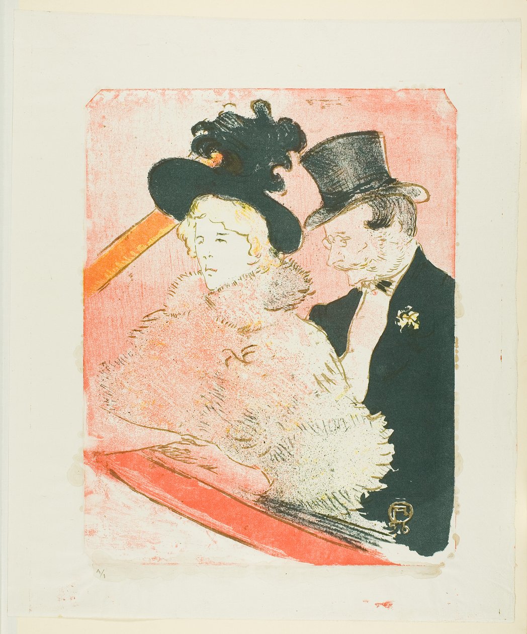 Au concert - Henri de Toulouse-Lautrec