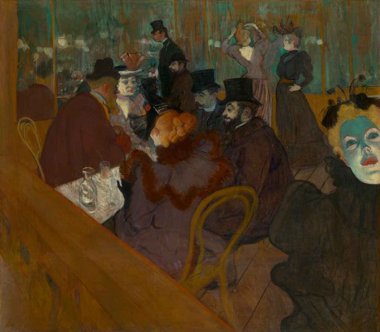 Au Moulin Rouge - Henri de Toulouse-Lautrec