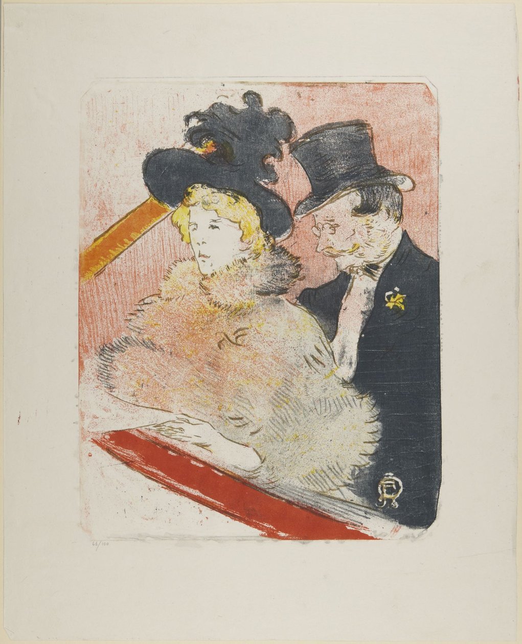 Au Concert, 1896 - Henri de Toulouse-Lautrec