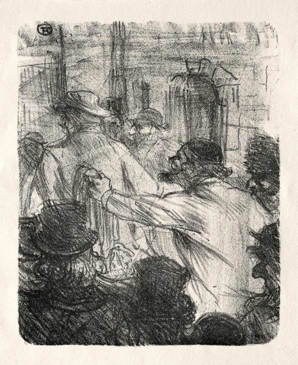 Au pied du Sinaï : La Halle aux Draps, Cracovie - Henri de Toulouse-Lautrec