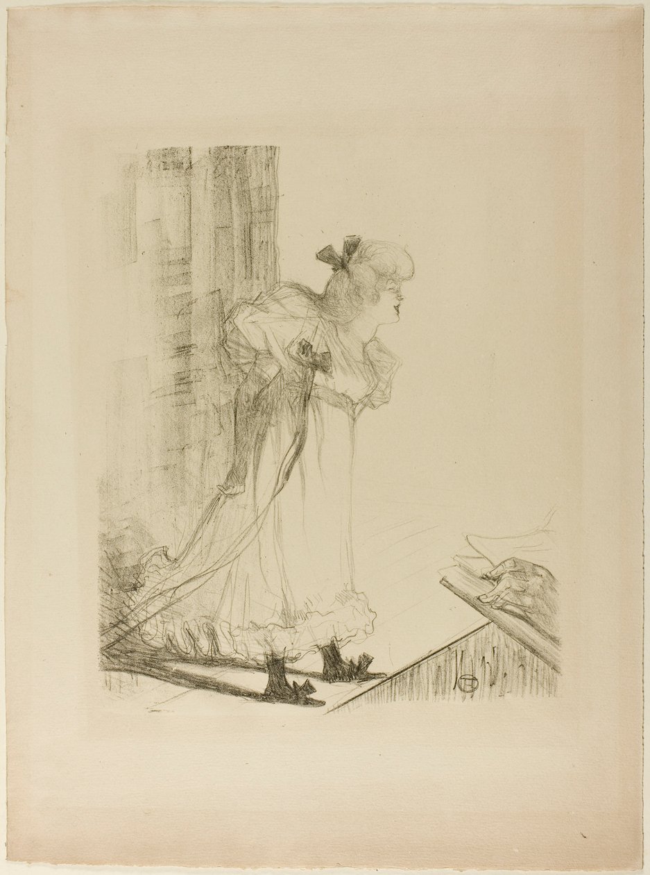 Chanteuse de cabaret - Henri de Toulouse-Lautrec