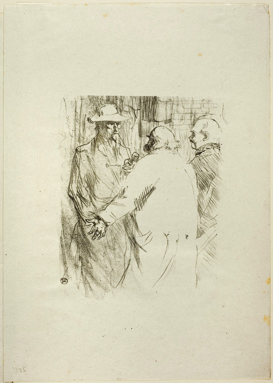 Clemenceau en Busk, de Au Pied du Sinaï - Henri de Toulouse-Lautrec