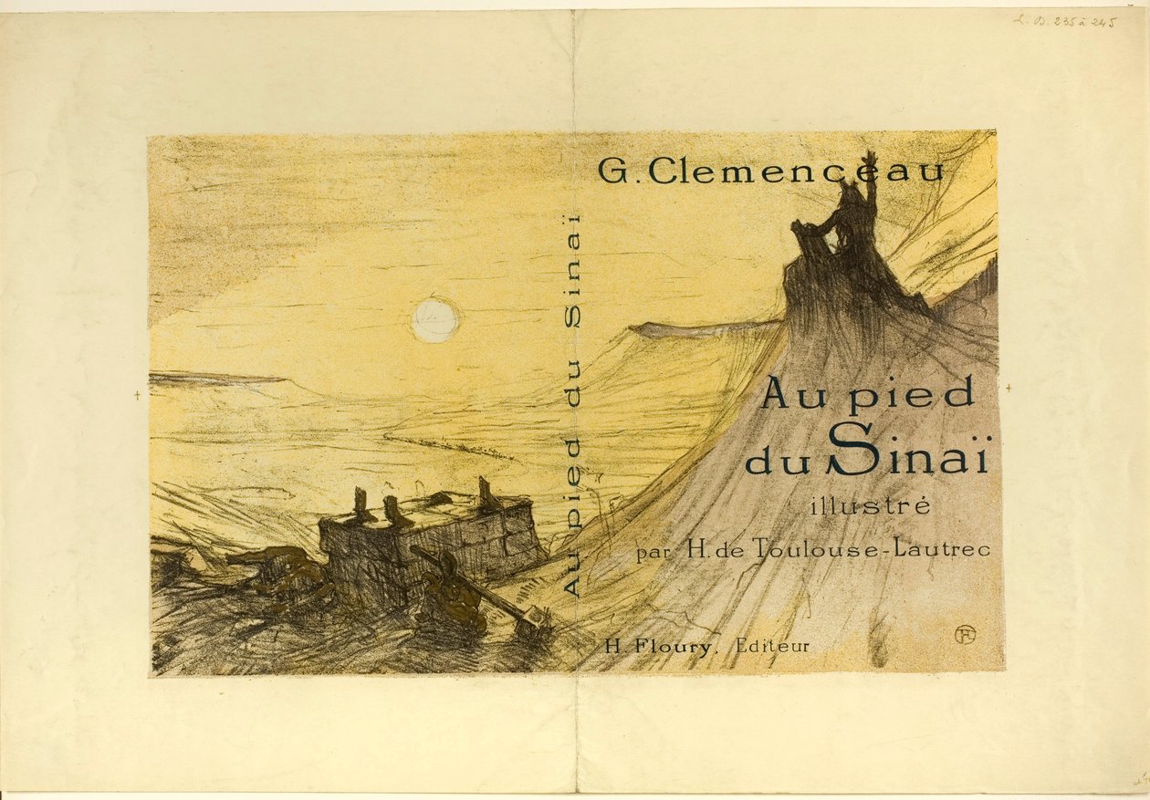 Couverture de Au pied du Sinaï - Henri de Toulouse-Lautrec