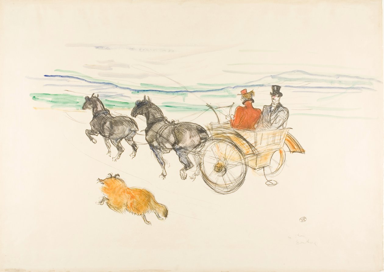 Double attelage - Henri de Toulouse-Lautrec