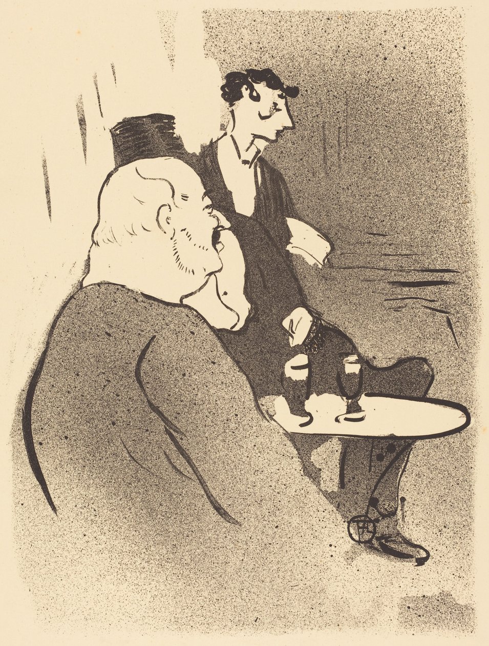 Ducarre at the Ambassadeurs (Ducarre aux ambassadeurs) - Henri de Toulouse-Lautrec
