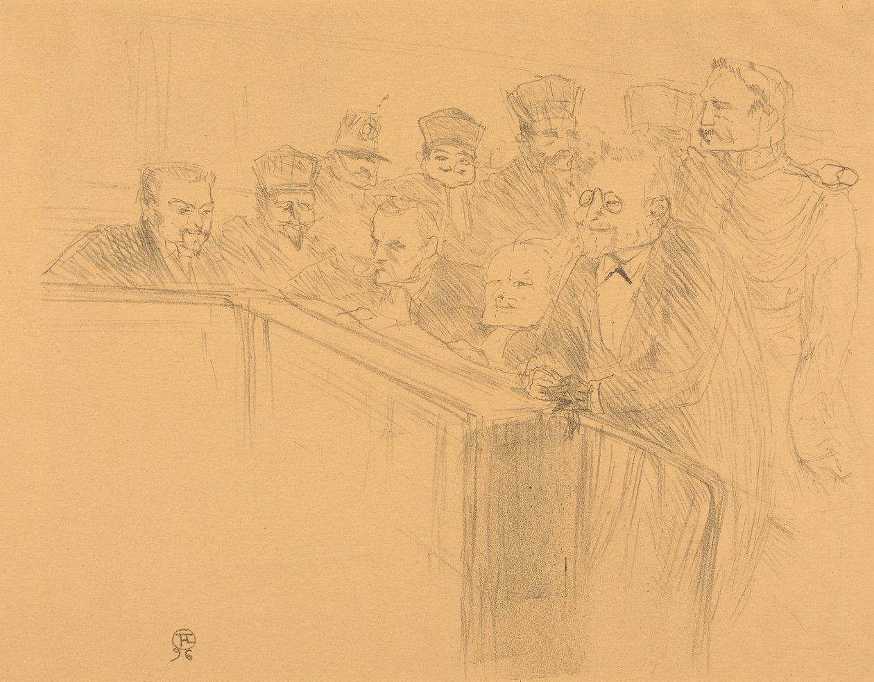 Dupas Deposition (Déposition Dupas) - Henri de Toulouse-Lautrec
