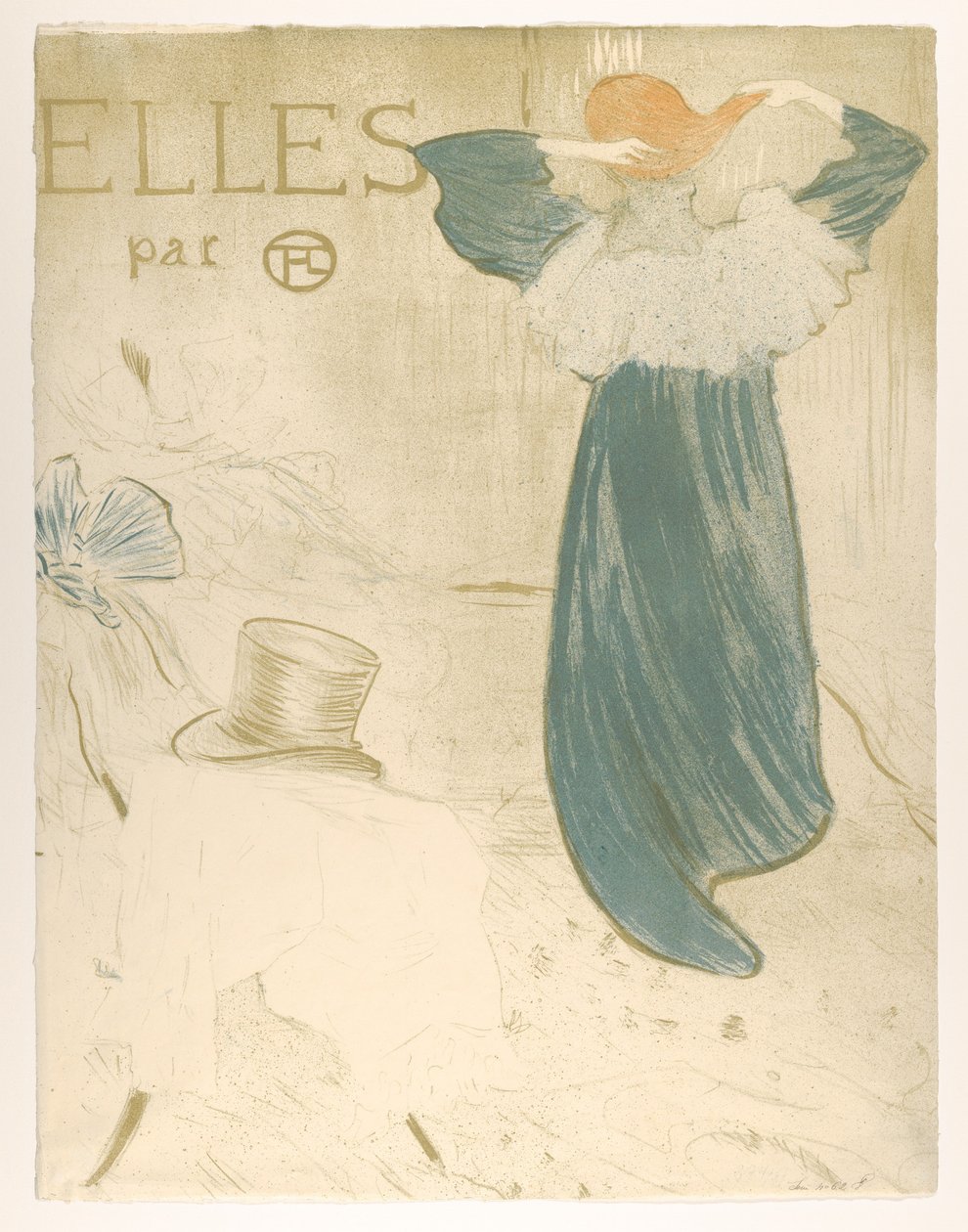 Elles (couverture du portfolio) - Henri de Toulouse-Lautrec
