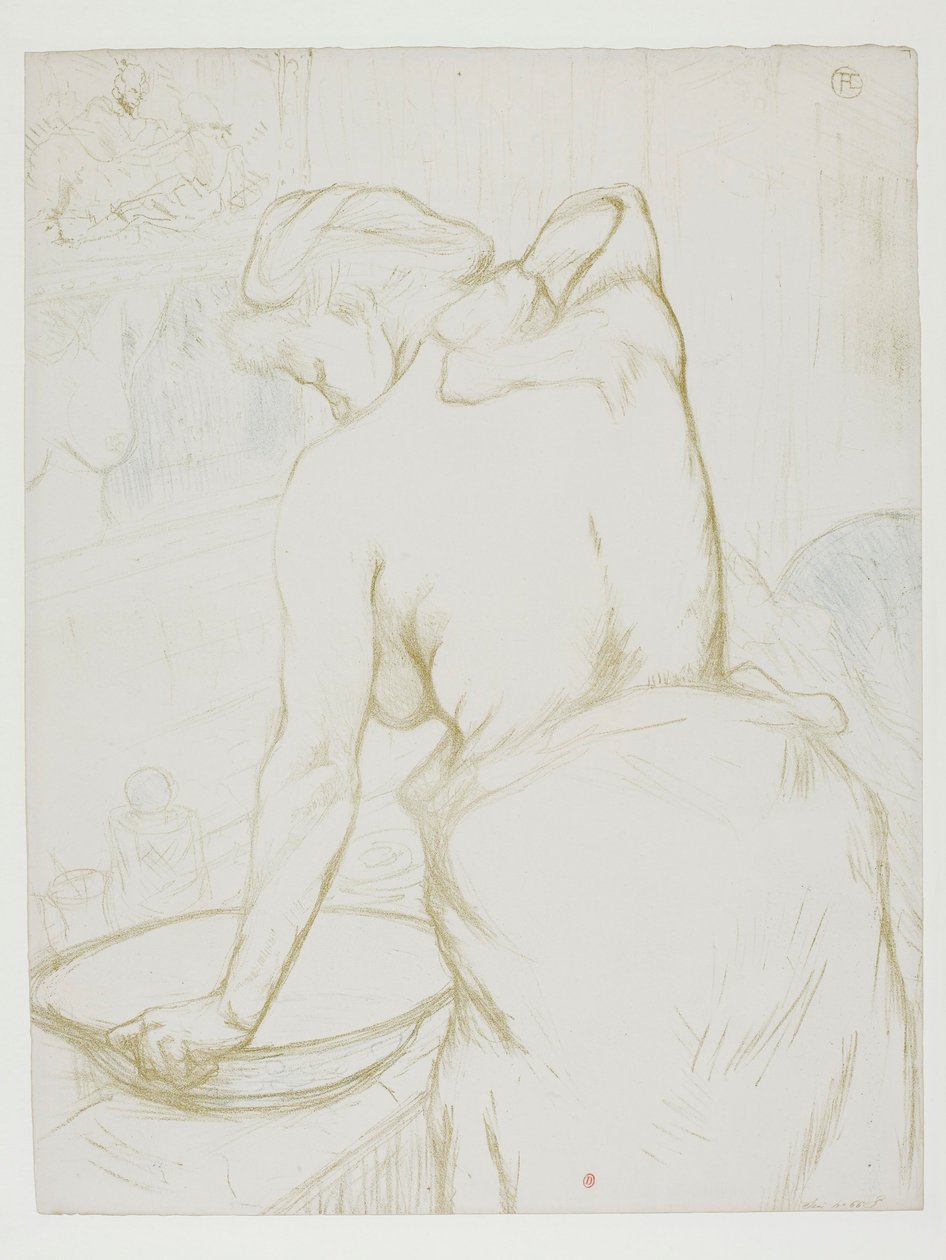 Elles : Femme qui se lave - Henri de Toulouse-Lautrec