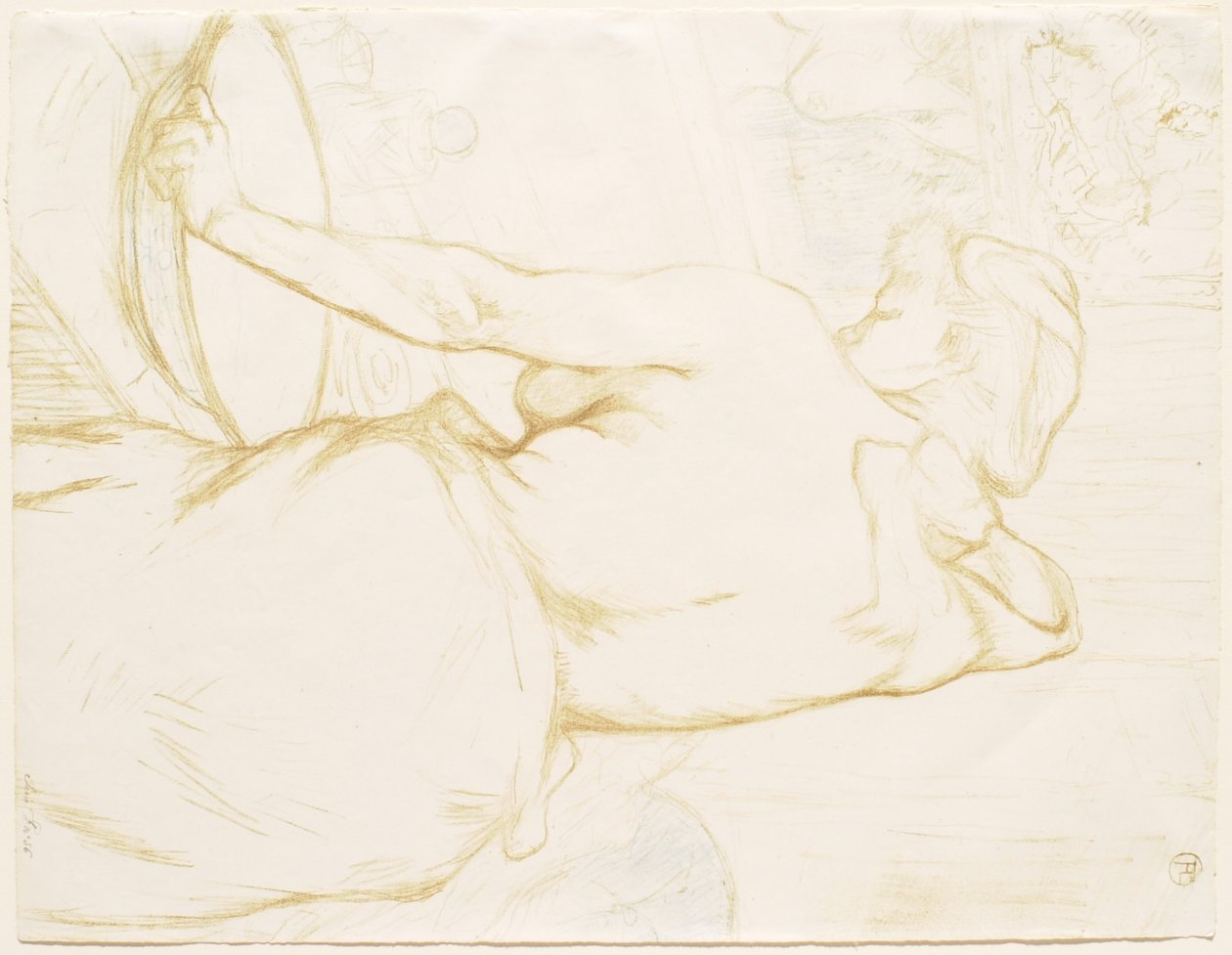 Elles : Femme se lavant - La Toilette - Henri de Toulouse-Lautrec