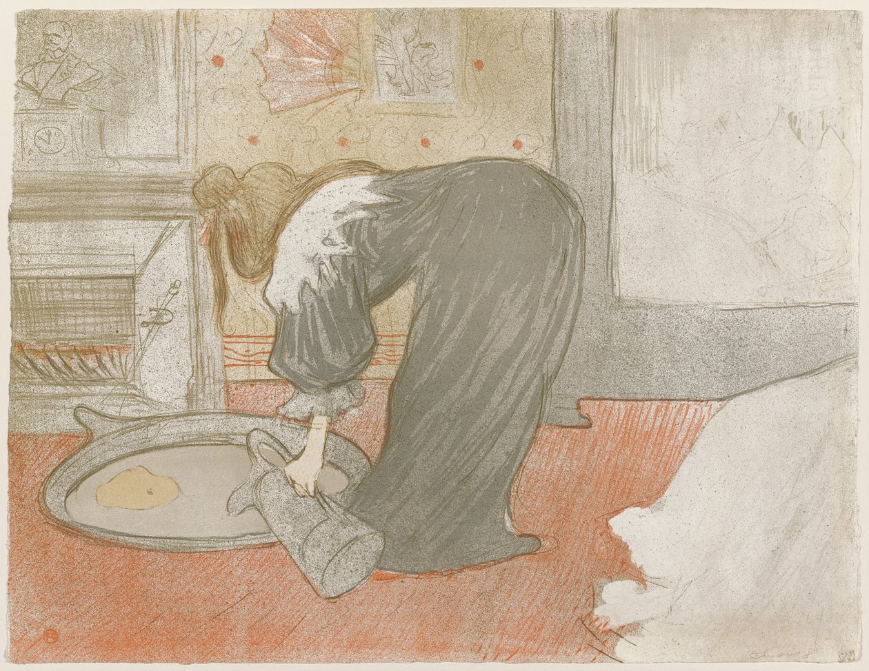 Femme au tub - Henri de Toulouse-Lautrec