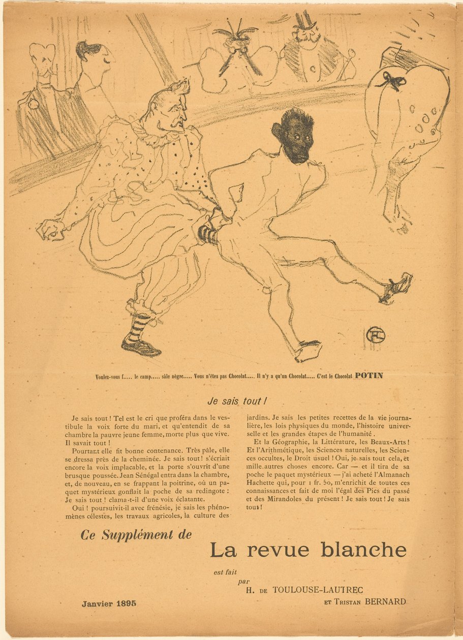 Footit und Chocolat (Footit et Chocolat) [linkes Recto] - Henri de Toulouse-Lautrec