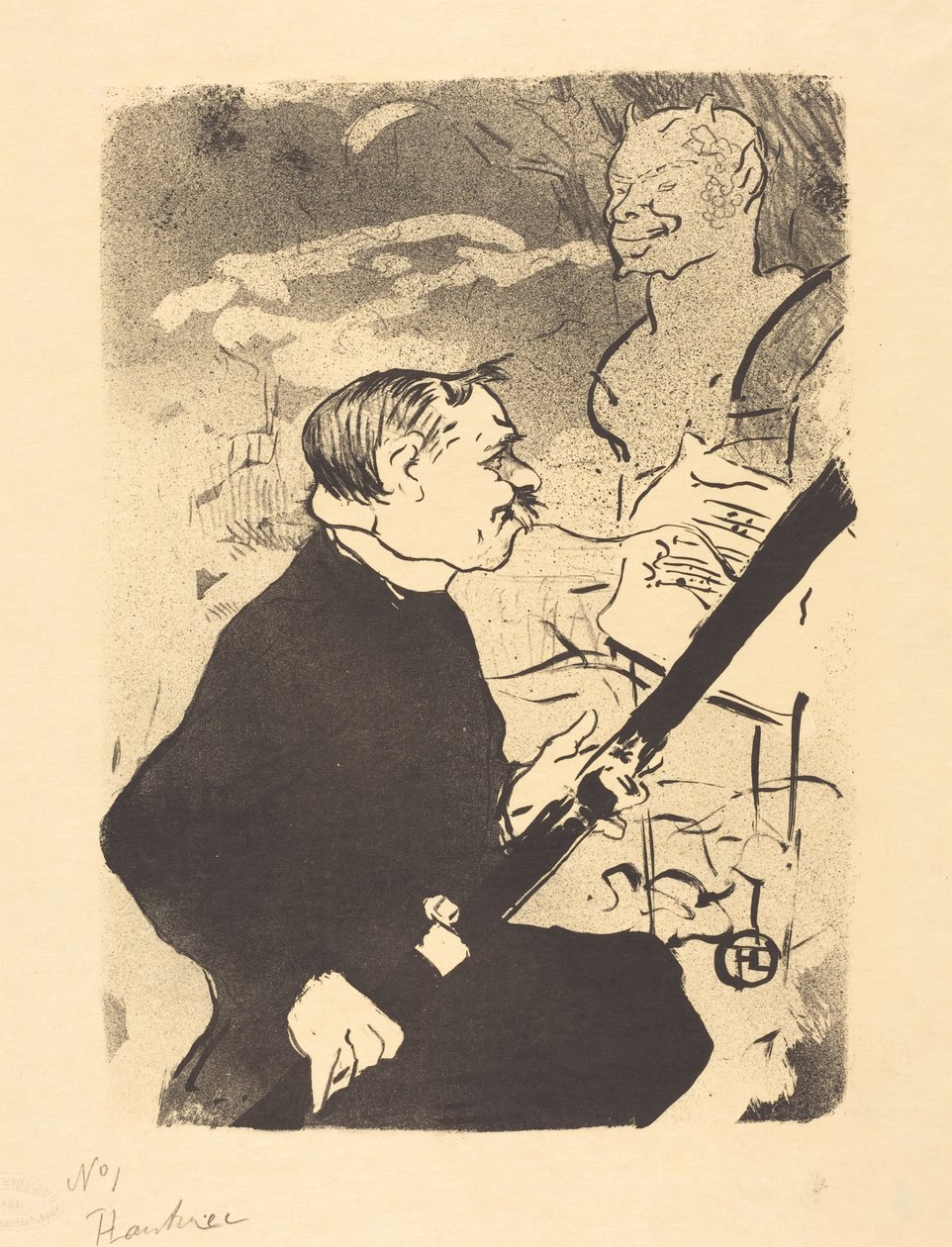 For You (Pour toi!...) - Henri de Toulouse-Lautrec