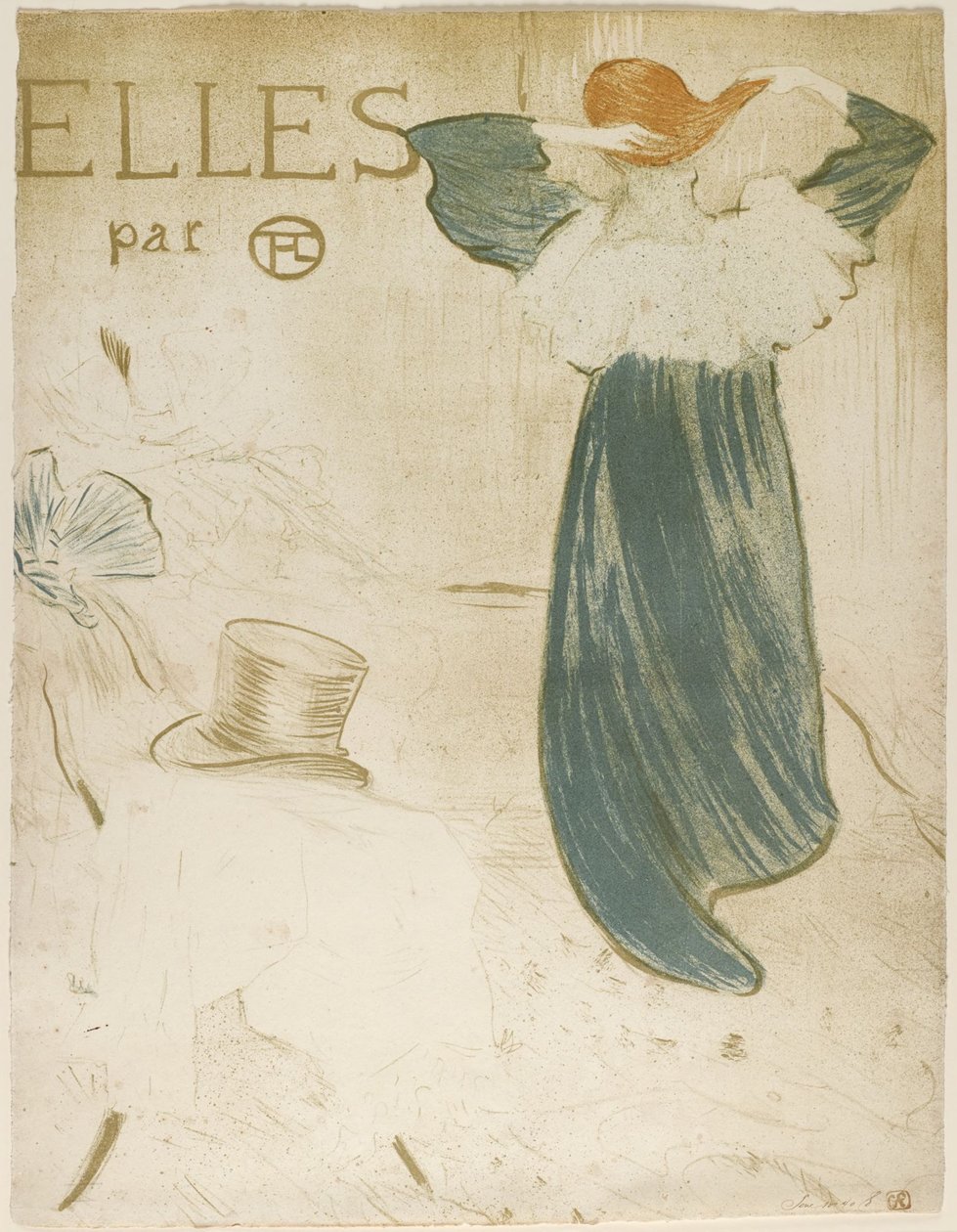 Frontispice du recueil « Elles » - Henri de Toulouse-Lautrec
