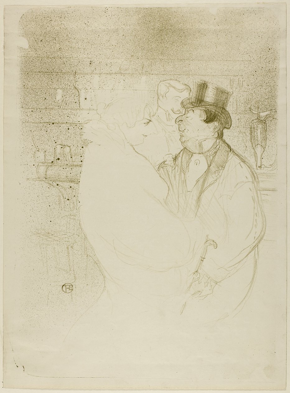 Ida Heath au bar - Henri de Toulouse-Lautrec