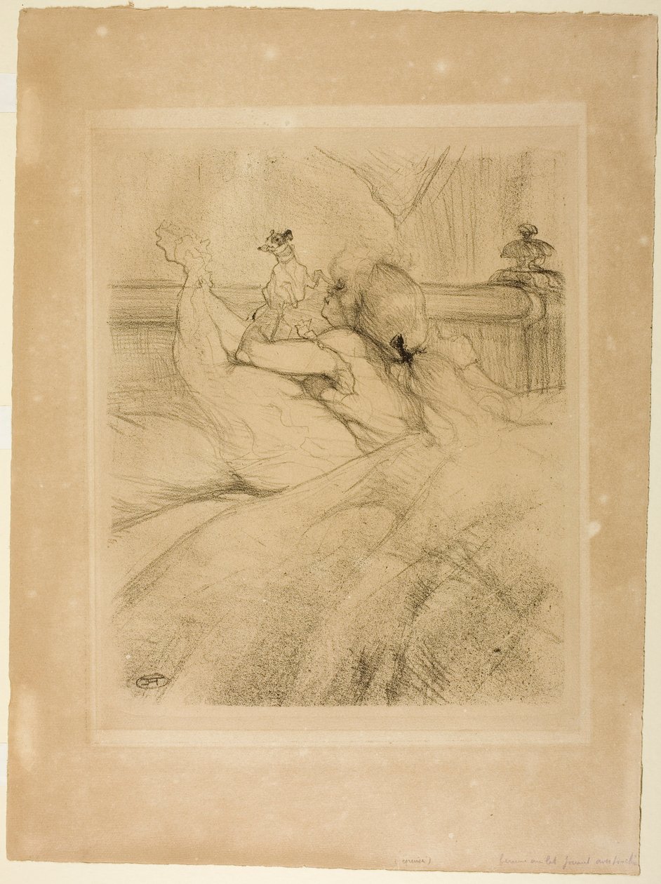 Au lit - Henri de Toulouse-Lautrec