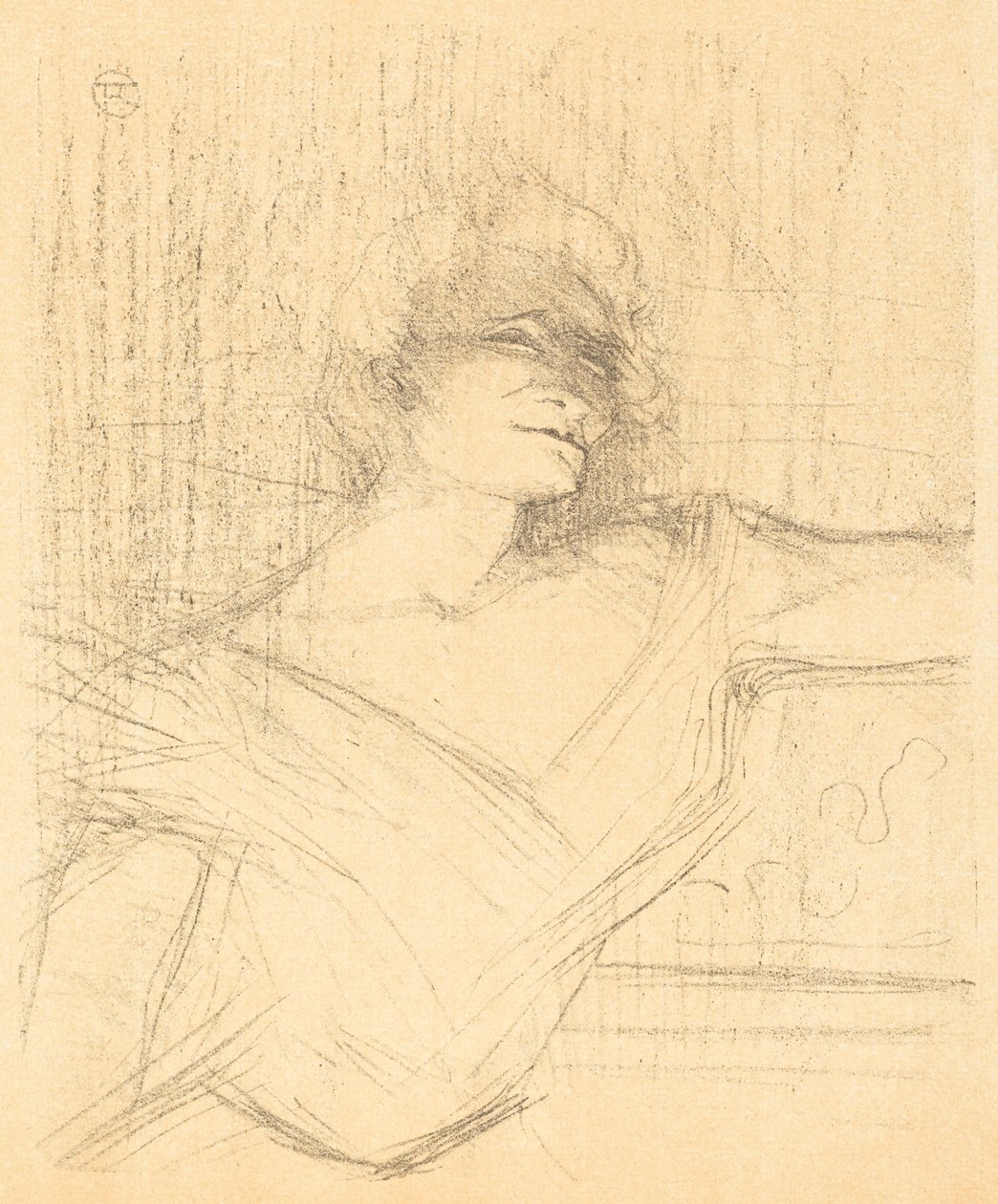 Dans "La glu" - Henri de Toulouse-Lautrec