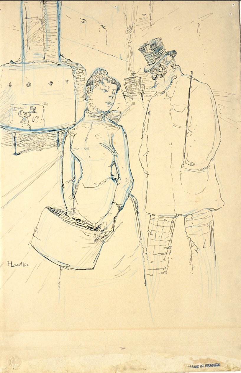 Dans la rue - Henri de Toulouse-Lautrec