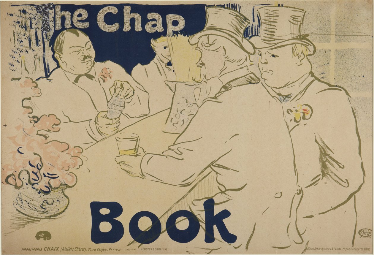 Irish and American Bar, rue Royale — « The Chapbook » - Henri de Toulouse-Lautrec