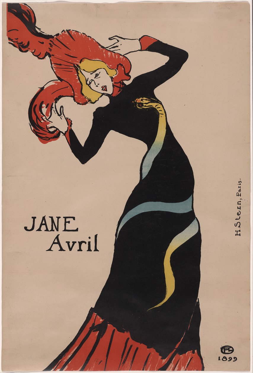 Jane Avril - Henri de Toulouse-Lautrec