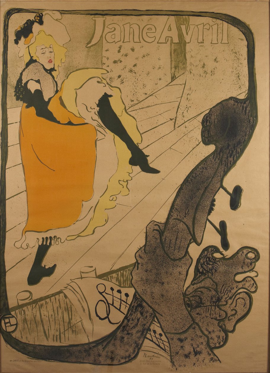 Jane Avril - Henri de Toulouse-Lautrec