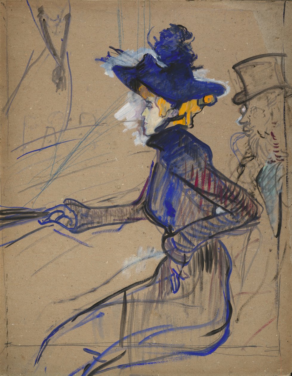 Jane Avril au Divan Japonais - Henri de Toulouse-Lautrec