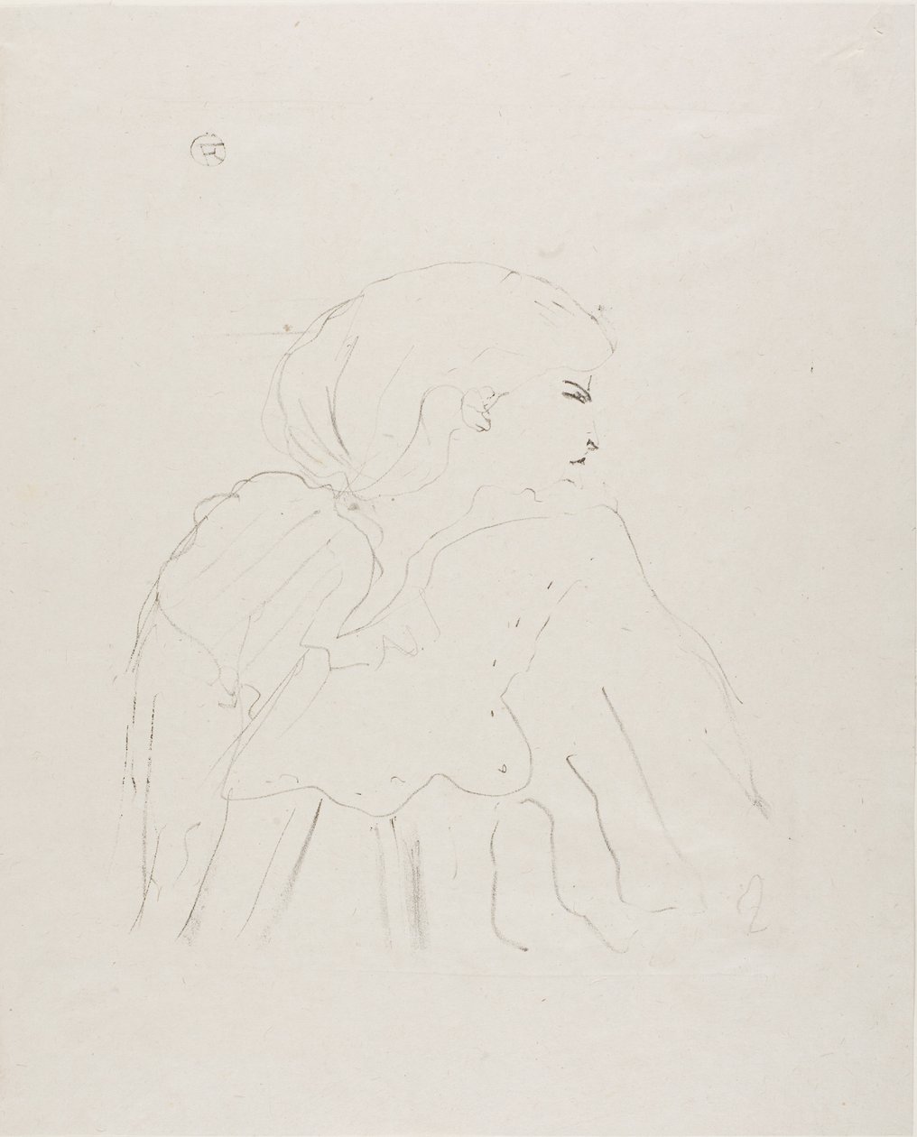 Jane Hading, de Treize Lithographies - Henri de Toulouse-Lautrec