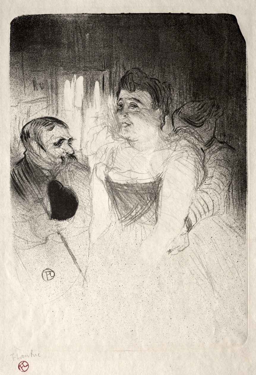 Judic dans la Loge - Henri de Toulouse-Lautrec
