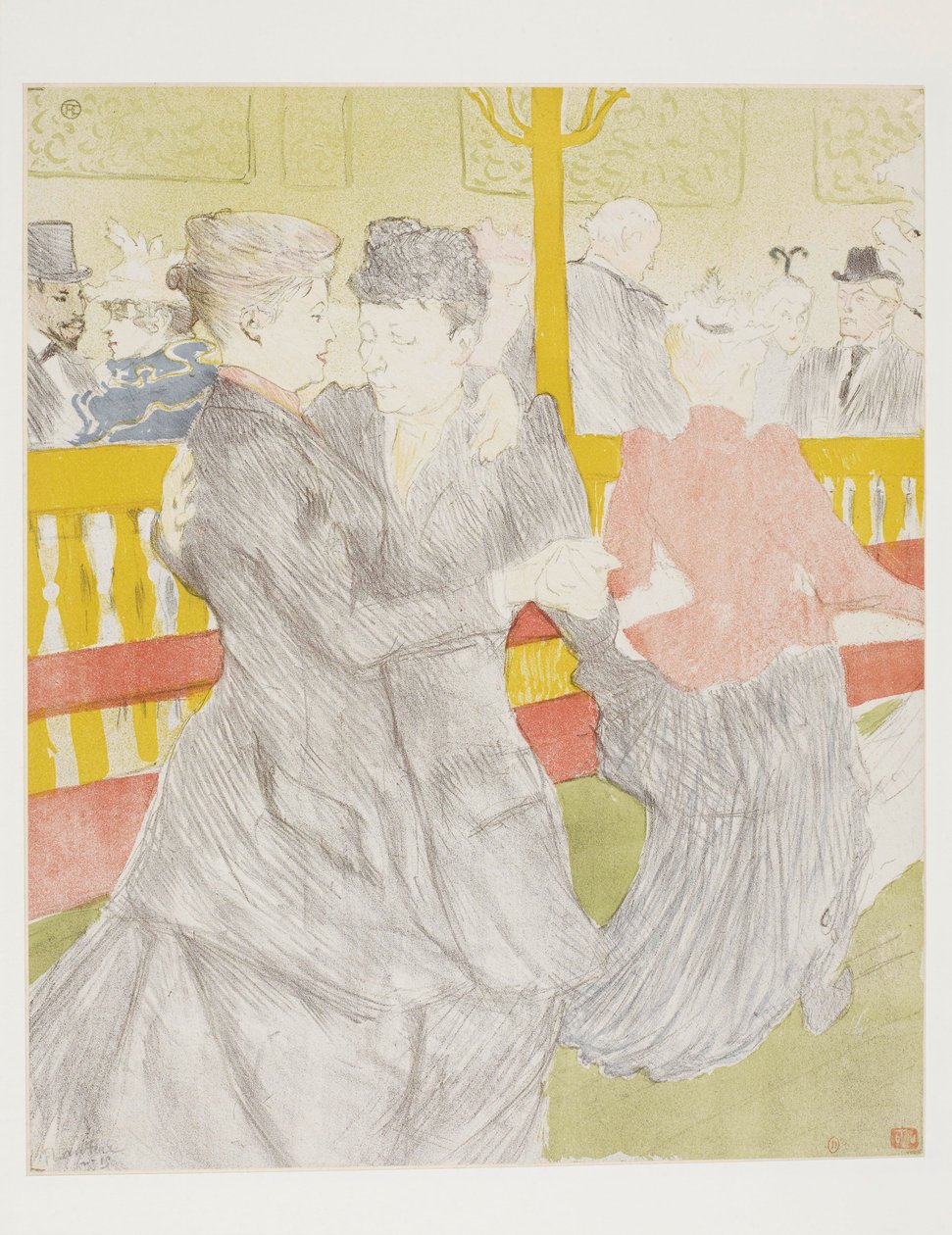 La Danse au Moulin Rouge - Henri de Toulouse-Lautrec