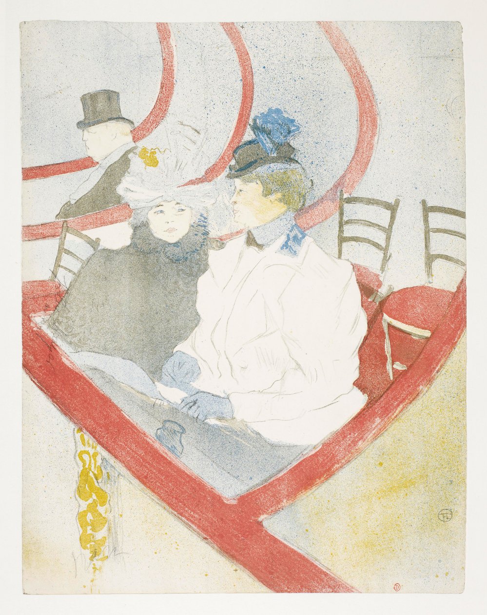 La Grande loge - Henri de Toulouse-Lautrec