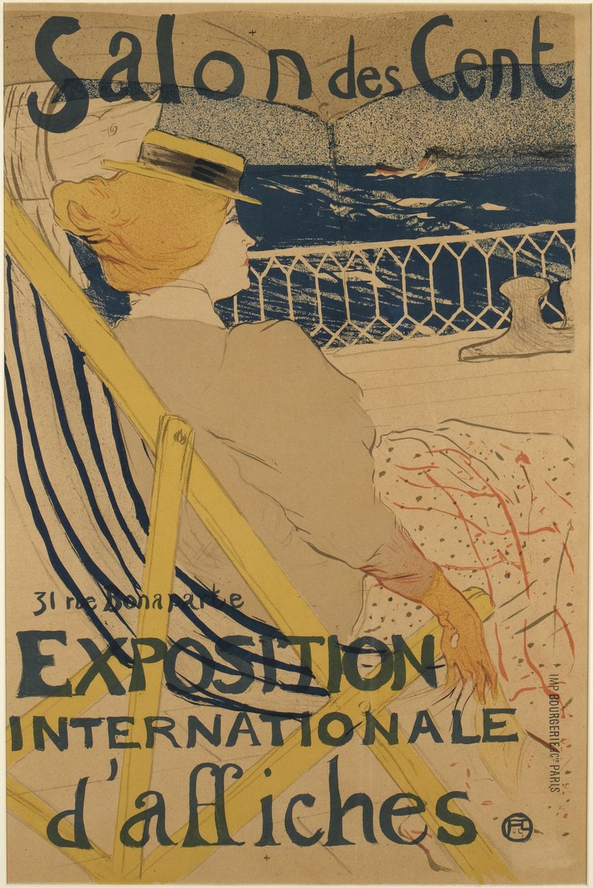 La Passagère du 54 - Promenade en yacht (La passagère du numéro 54 - Une croisière) - Henri de Toulouse-Lautrec