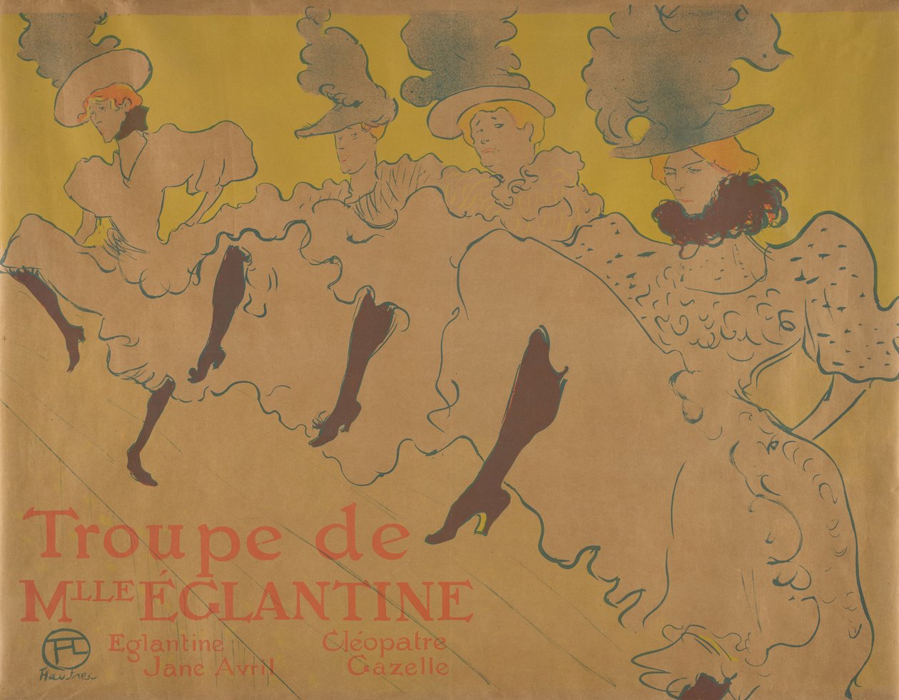 Die Truppe von Mademoiselle Églantine - Henri de Toulouse-Lautrec